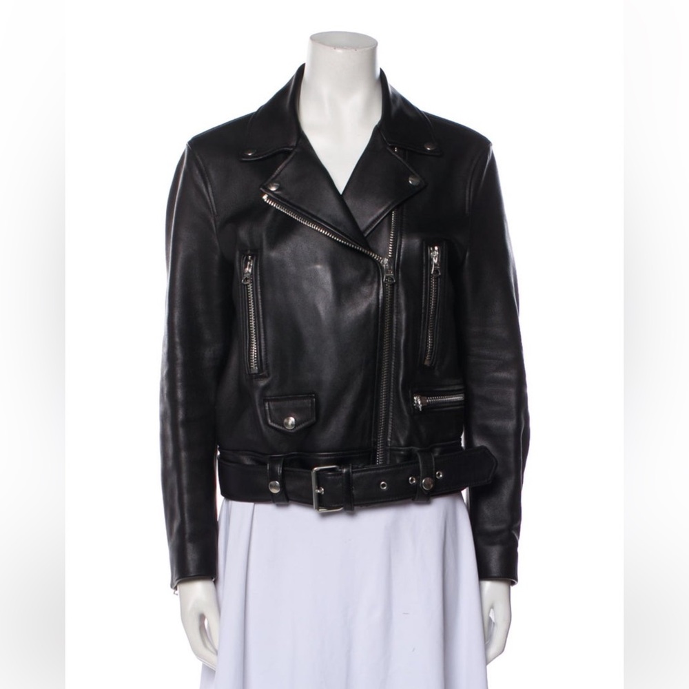 Acne Studios Leather Biker Jacket